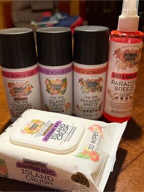 Power Stick Island Crush & Paradise Breeze Body Care Bundle